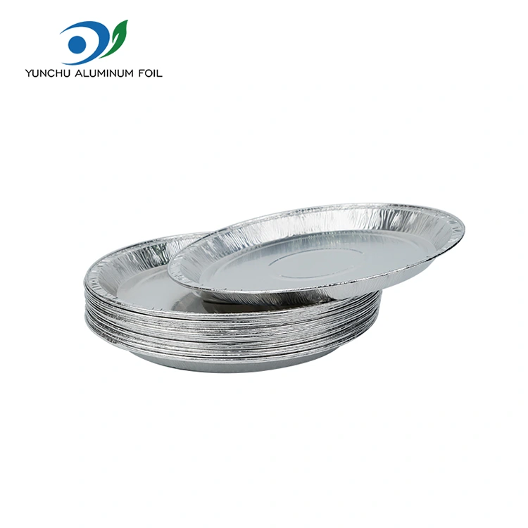 10 pouces pizza poêle argenté en aluminium en aluminium en aluminium