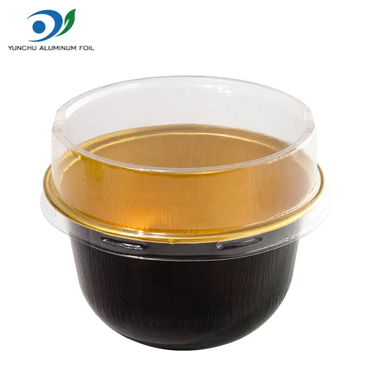 Que sont les récipients ronds en papier d'aluminium à paroi lisse pour la cuisson ?