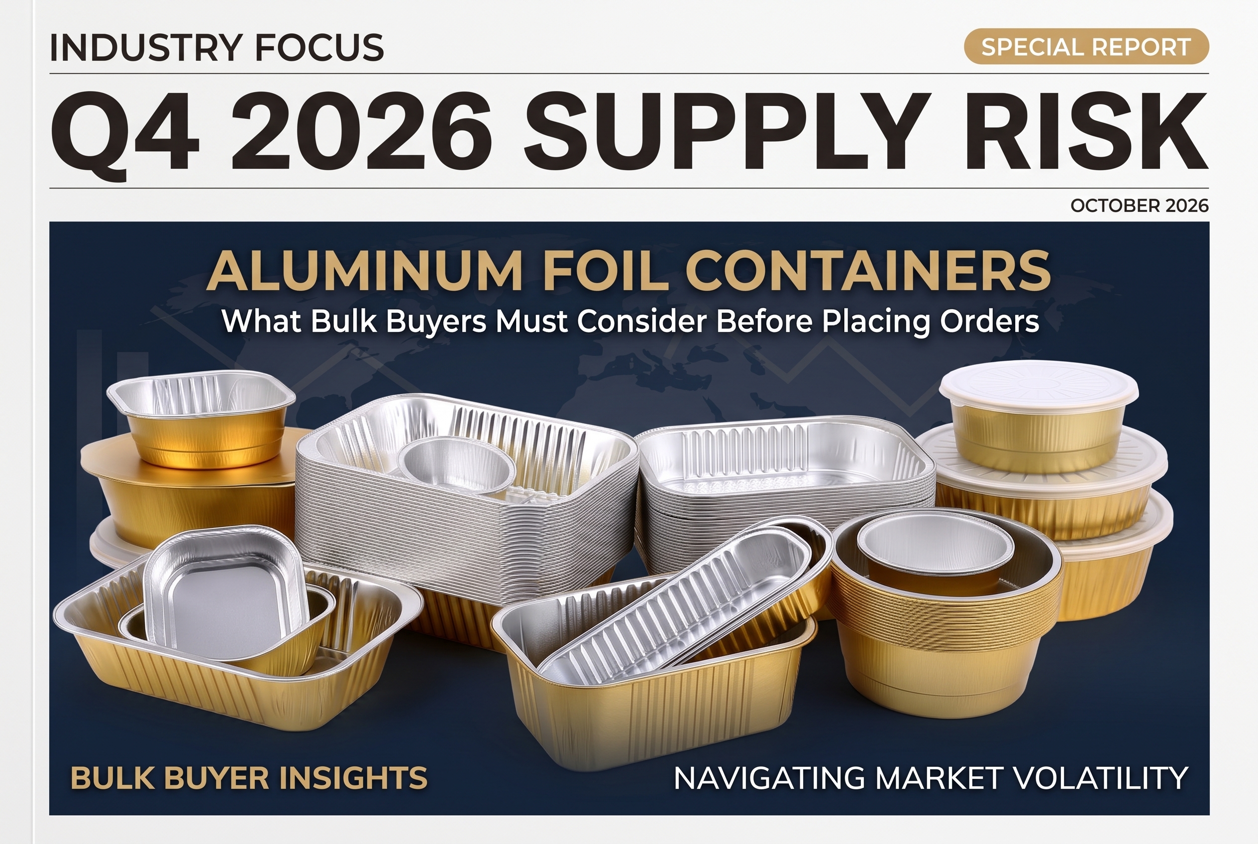 Risques d'approvisionnement en conteneurs en papier d'aluminium au quatrième trimestre 2026 : ce que les acheteurs en gros devraient vérifier avant de passer des commandes Risques d'approvisionnement en conteneurs en papier d'aluminium au quatrième trimestre 2026 : ce que les acheteurs en gros devraient vérifier avant de passer des commandes