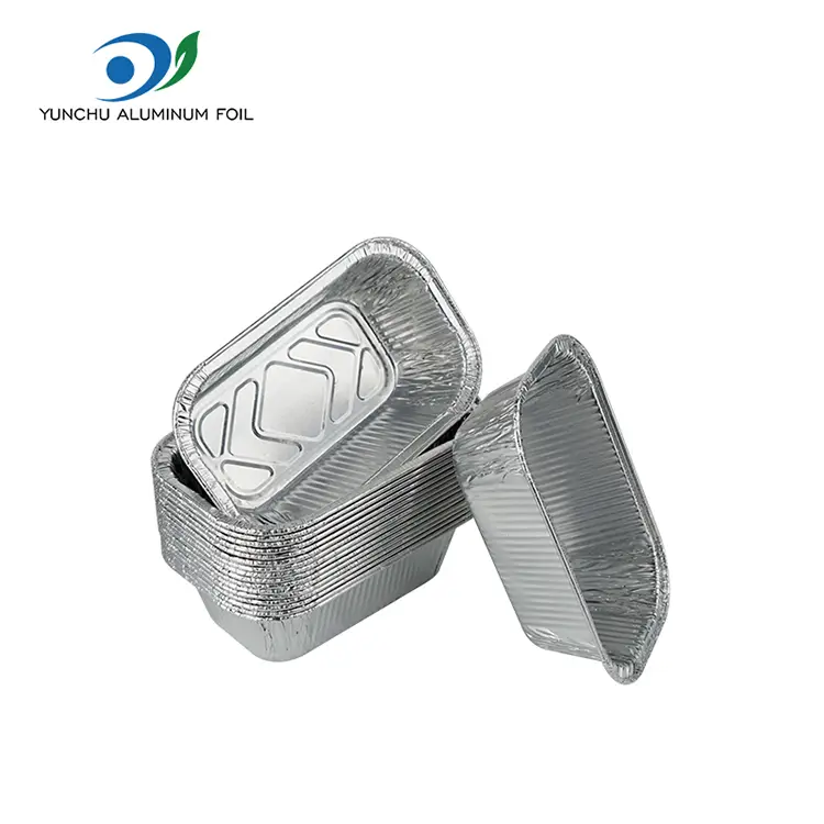 Contenant des récipients en aluminium argent en aluminium argent