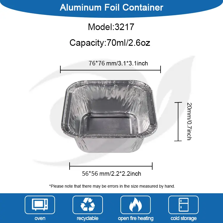 Square Gake Air Fryer Silver en aluminium en aluminium