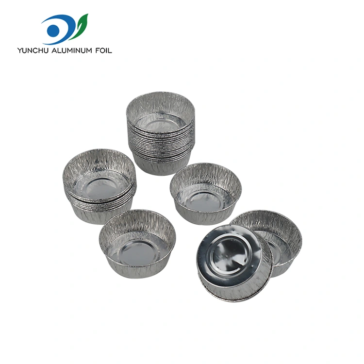 Gâteau de boulangerie argent en aluminium en aluminium en alume récipient Gâteau de boulangerie argent en aluminium en aluminium en alume récipient