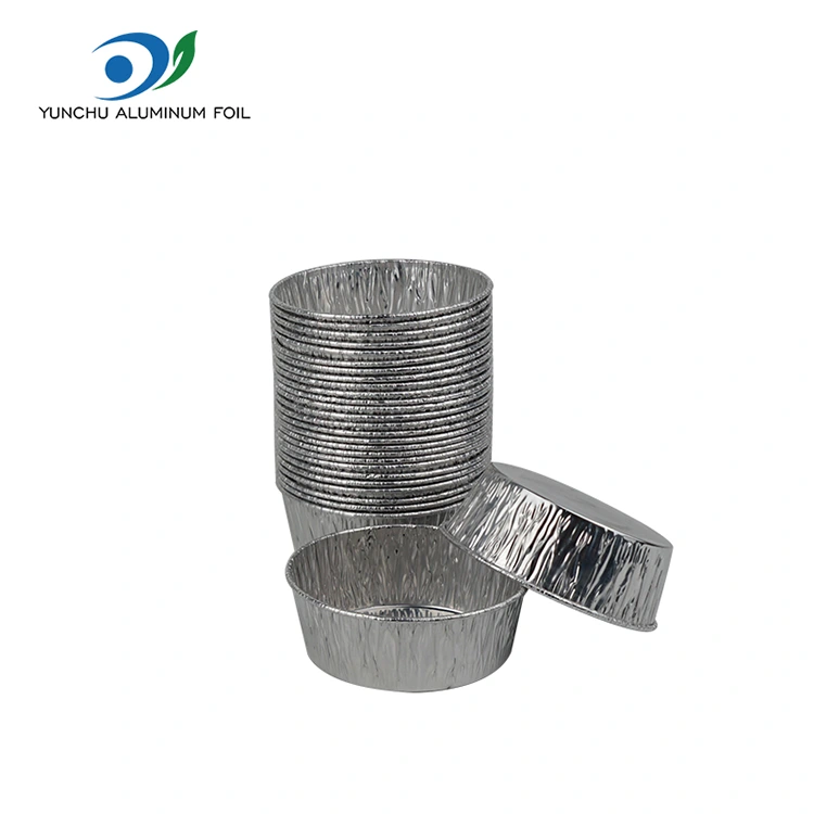 Gâteau de boulangerie argent en aluminium en aluminium en alume récipient