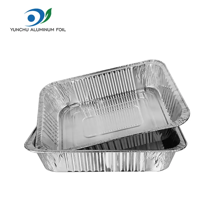 Barbecue jetable à emporter en aluminium argenté Conteneurs