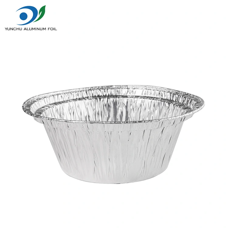 Répéteurs de papier d'aluminium à plats jetables à emporter en aluminium argenté