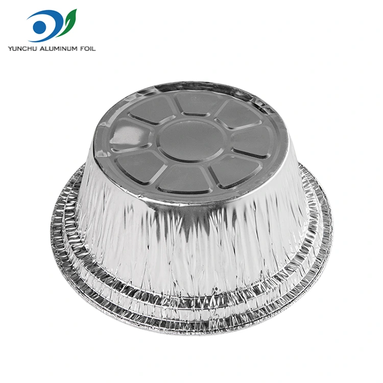 Répéteurs de papier d'aluminium à plats jetables à emporter en aluminium argenté