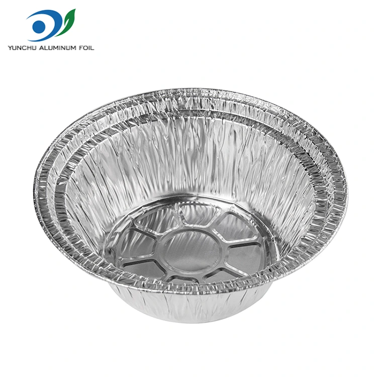 Répéteurs de papier d'aluminium à plats jetables à emporter en aluminium argenté