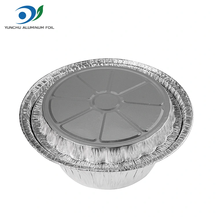 Répéteurs de papier d'aluminium à plats jetables à emporter en aluminium argenté