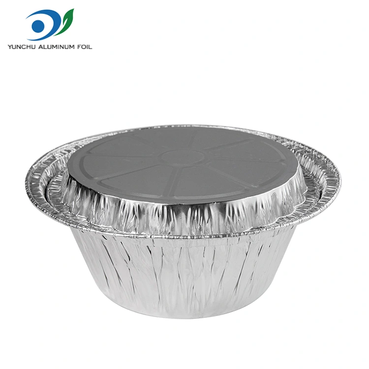 Répéteurs de papier d'aluminium à plats jetables à emporter en aluminium argenté