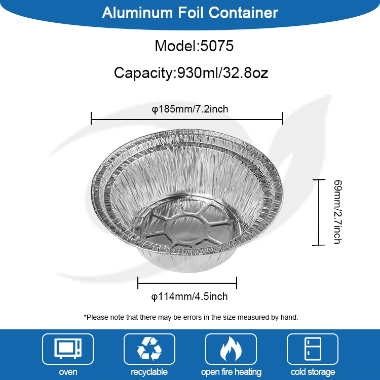 Répéteurs de papier d'aluminium à plats jetables à emporter en aluminium argenté