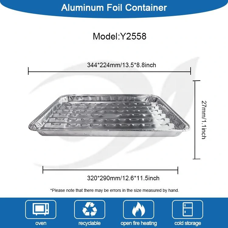 Casserole à grill jetable