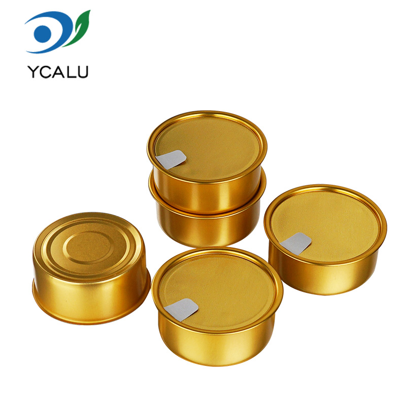 Bol d'or en aluminium de restauration jetable de qualité alimentaire