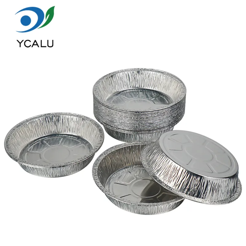 Récipients jetables en aluminium argenté pour la cuisson Récipients jetables en aluminium argenté pour la cuisson