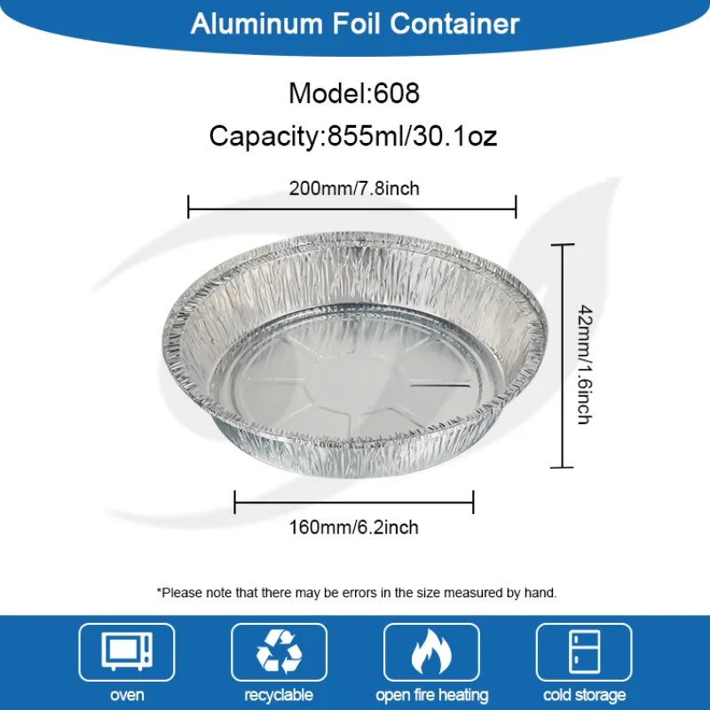 Récipients argentés de papier d'aluminium de nourriture de friteuse à air