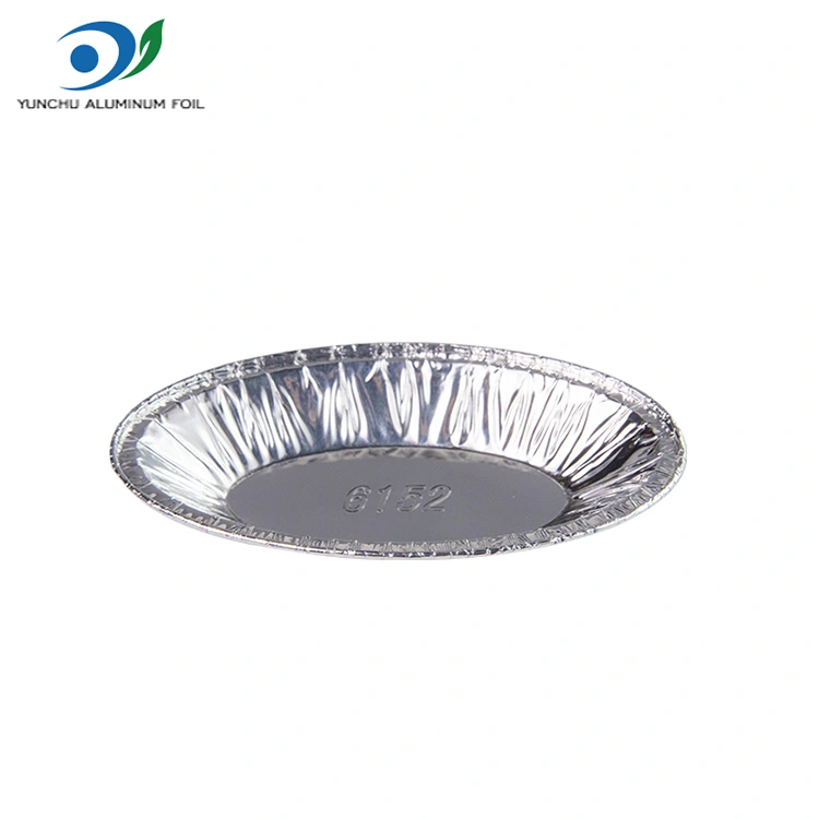 Ovale Oeuf Tart Silver en aluminium en aluminium