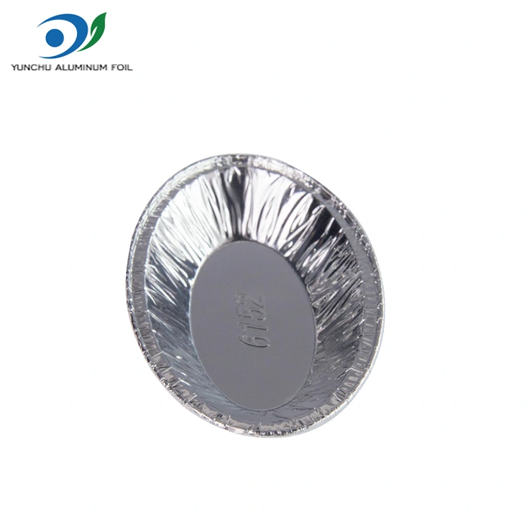 Ovale Oeuf Tart Silver en aluminium en aluminium