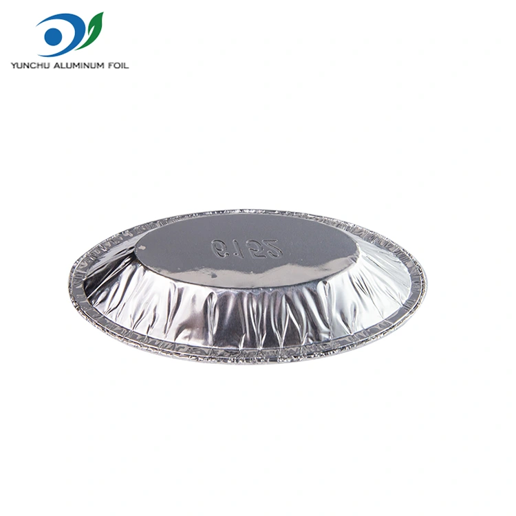 Ovale Oeuf Tart Silver en aluminium en aluminium