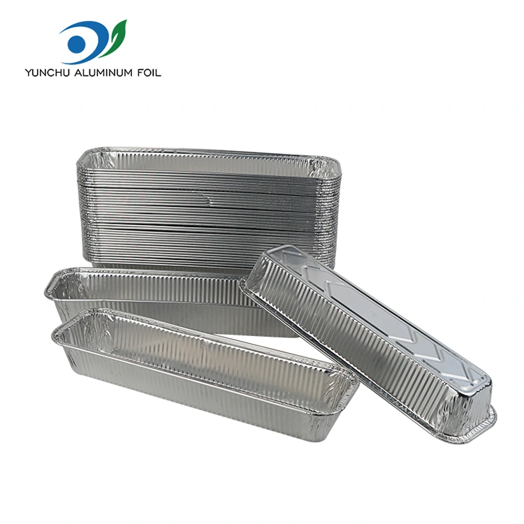 Plateau à pain rectangulaire cuit argenté en aluminium en aluminium en aluminium Plateau à pain rectangulaire cuit argenté en aluminium en aluminium en aluminium