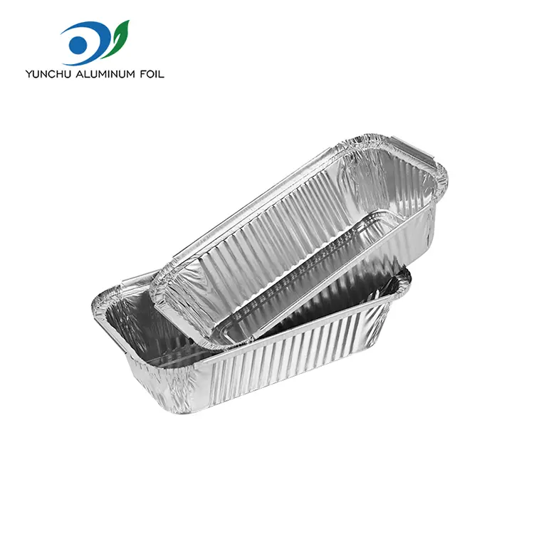 RECTANGULAIR FORA BAKEAWAWAY Silver en aluminium en aluminium Conteneurs
