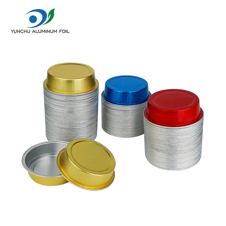 Récipient en aluminium à paroi lisse ronde Smoothall