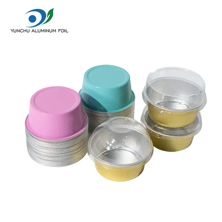 Couleurs rondes Coies lisse en aluminium en aluminium