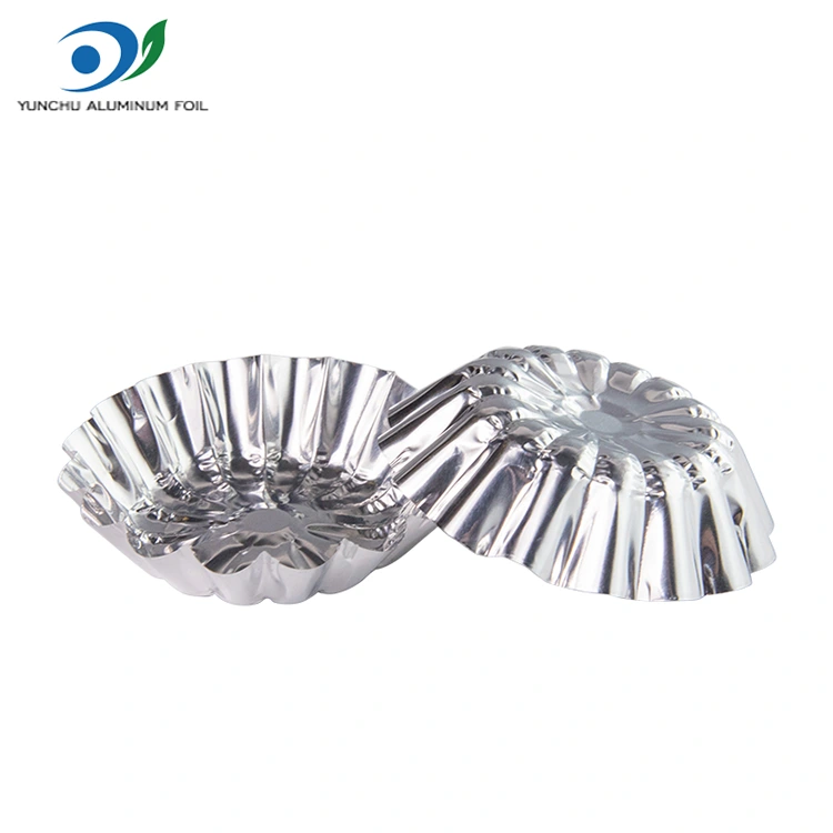 Tarte rond Tarte de jouet argent en aluminium en aluminium Conteneur alimentaire