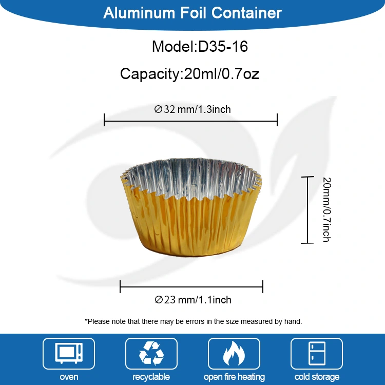 Petit paquet de boulangerie en aluminium argent en aluminium en alume récipient alimentaire