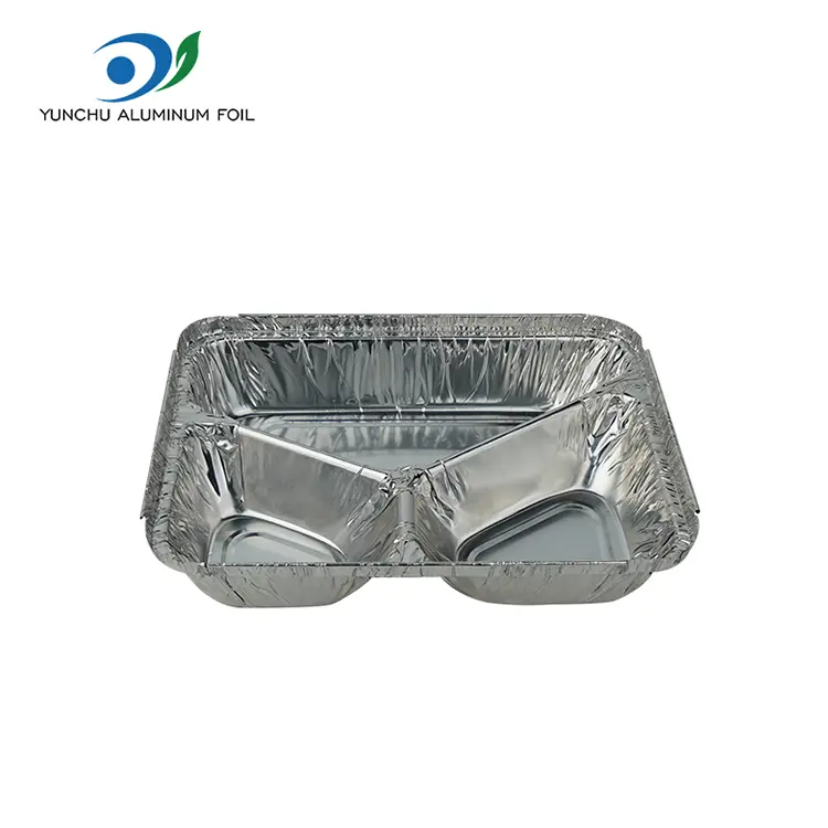 Contenant des contenants en aluminium argenté en aluminium argenté de forme spéciale