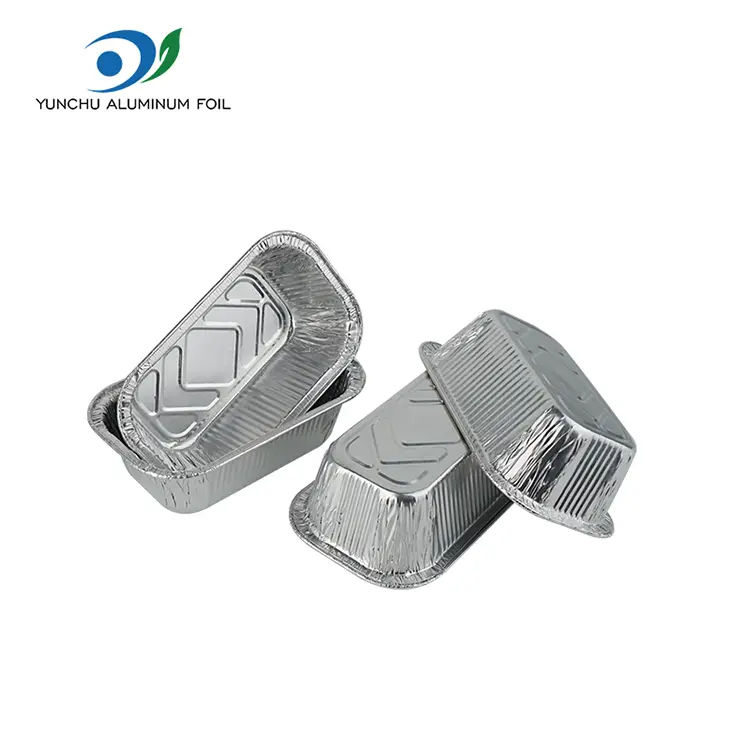 Contenant des récipients en aluminium argent en aluminium argent