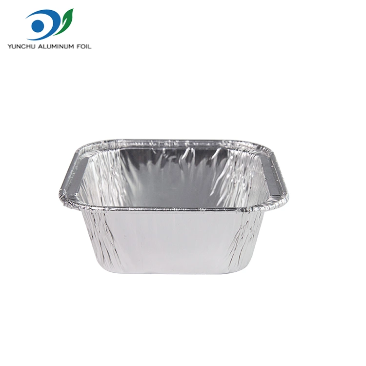 Conteneurs en aluminium en aluminium argenté à air carré Conteneurs en aluminium en aluminium argenté à air carré