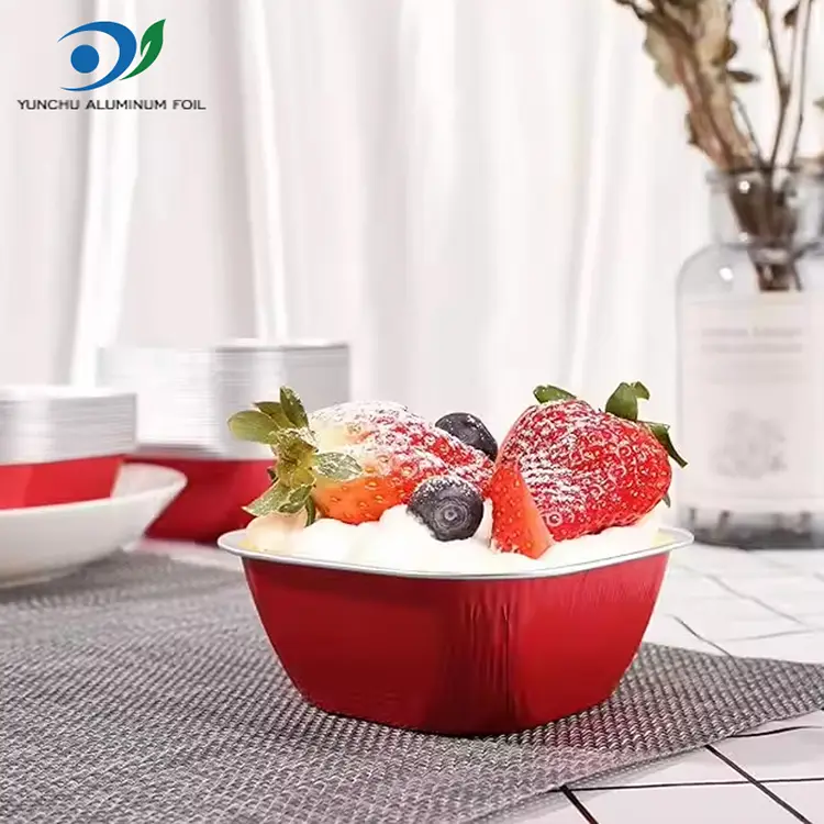 Couleurs carrées à boulangerie lisse en aluminium en aluminium