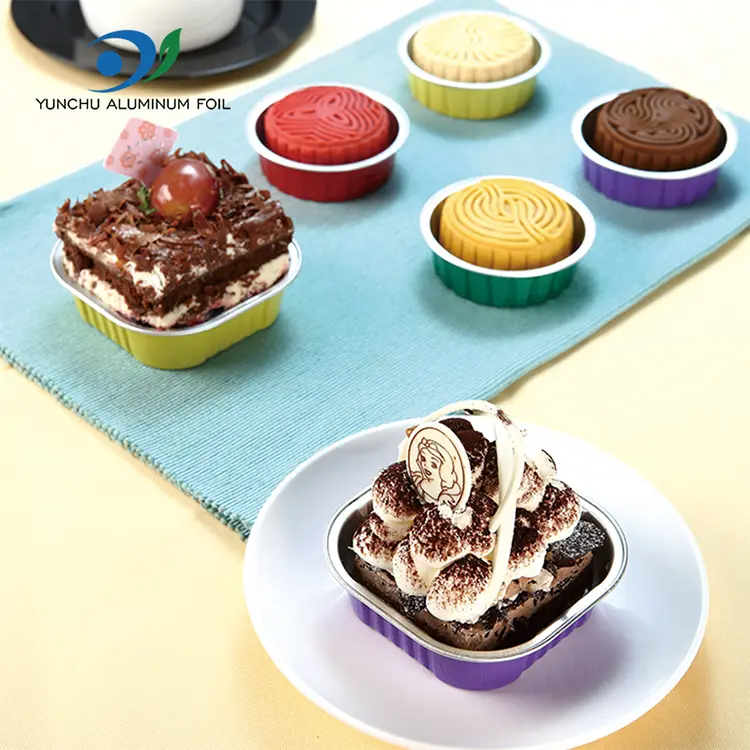 Conteneurs en aluminium en aluminium carré