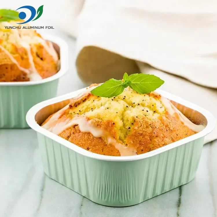 Conteneurs en aluminium en aluminium carré